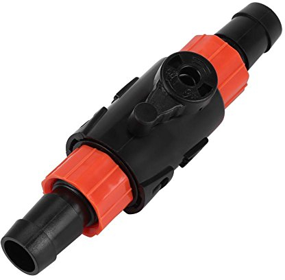 Schlauch Ventil Schlauch Fish Tank Aquarium Wasser Flow Control Ventil mit Quick Release Griff Schlauch Verbinder, 16/22mm(L)