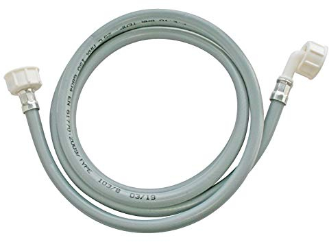 SOMATHERM FOR YOU, Flexible d'alimentation pour machine à laver, 2m, raccords droits Femelle-Femelle coudé 3/4, matière thermo-gomme, pression max 4 bars, compatible toutes marques