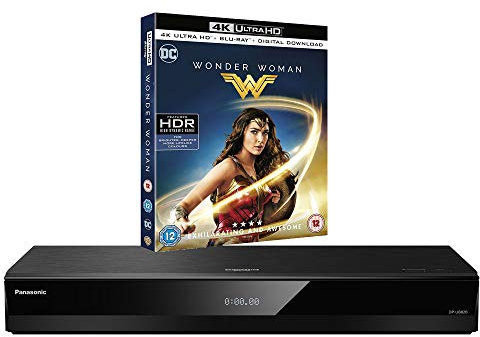 Panasonic DP-UB820 MULTIREGION for DVD Blu-ray Player Bundle with Wonder Woman Ultra HD 4K Blu-ray Disc