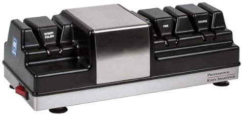 MBH - Afilador de cuchillos eléctrico profesional para hostelería. Afilador de cuchillos para cocina industrial de hotel, bar y restaurante.