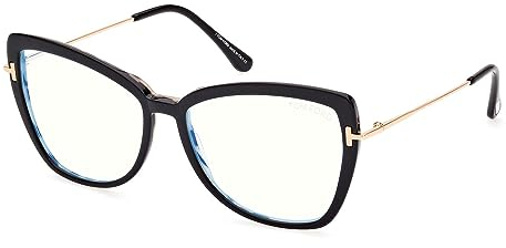Tom Ford Brillen FT 5882-B BLUE BLOCK Black 55/15/135 Damen