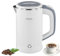 Jalann Travel Kettle Small, 0.8L Stainless Steel Electric Travel Kettle, Low Wattage Kettle, Portable Mini Camping Kettle, Fast Boiling, Compact Electric Travel Kettle Travel, Home, Office (White)