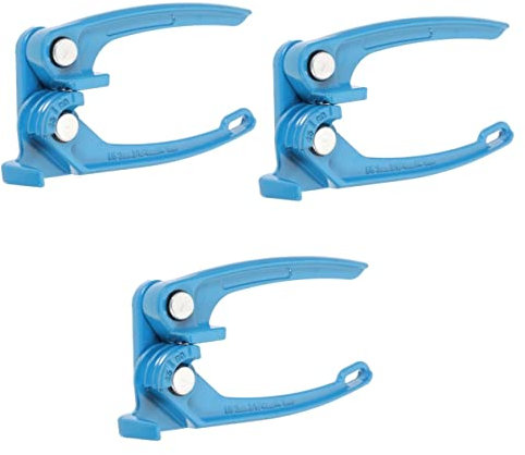 Angoily 3 Stück 90 Grad Rohrbieger Röhren Schlauchaufhänger Rinnsal Kabel Leitung Multi Schraubstock Verschluss Rohrschneider Vize Auto Luft Drahtcrimpwerkzeug Zange Blue Kohlenstoffstahl