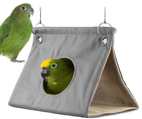 Utomhussäng fåglar, fågel papegoja säng, mångsidig innovativ | Söt hus, varm krulla grotta, papegojor stuga, fågelskjul, liten storlek, till medium conure