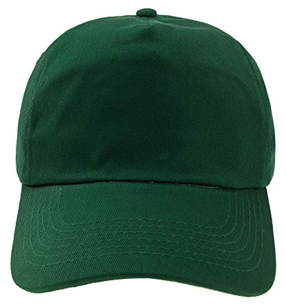 4sold Junior 100% Baumwolle 5 Panel Cap Unisex Jungen Mädchen Mütze Baseball Cap Hut Kinder Kappe Snapback Baseballcap Kappe Einfarbig Sonnenschutz Sonnenhut Basecap Einstellbar Baseballkappe Kinder