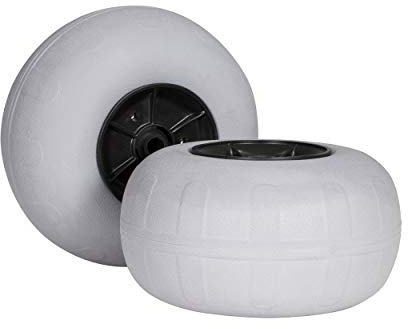 Wilderness Systems 13 Beach Wheels | Pair - for Heavy Duty Kayak Cart | Replacement Kayak Cart Wheels | Grey (8070172)