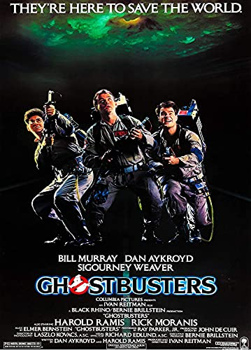 Ghostbusters 1984 Classic Vintage 80's Movie Poster Art Glossy Poster (A4 210 x 297 mm)