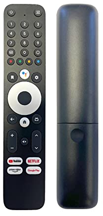 LEYF Télécommande d'origine Compatible avec Wzone Android TV Box - Connexion BT - Fonction Commande vocale