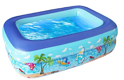Aufblasbarer Pool, Aufblasbares Planschbecken, Kinderpool,Kinder Planschbecken,Schwimmbecken,Aufblasbare Pool,Aufblasbarer Kinderpool,Babypool,2 Rollen 100 x 70 cm Höhe 28 cm