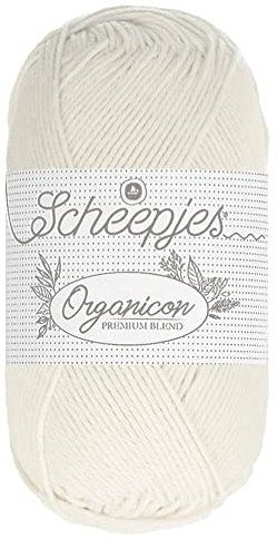 Scheepjes - Scheepjes 202 Soft Wolke Organicon Garn - 1x50g