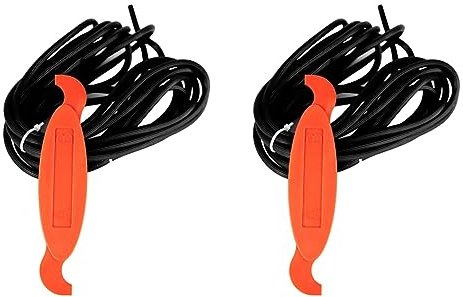 Windhager Insektenschutz Keder Gummischnur zur Befestigung von Fliegengittergewebe, Ø5mm x 5m, Schwarz, inkl. Kederwerkzeug, 03626 (Packung mit 2)