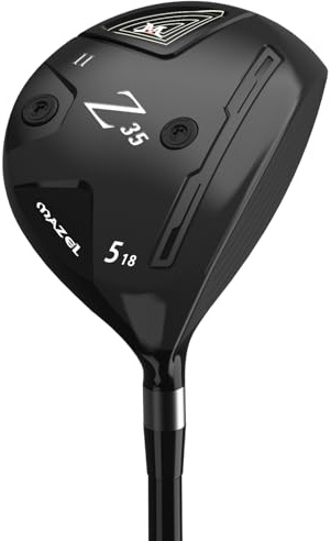 MAZEL Golf Wood Club 3 Madera o 5 Madera Mano Derecha, Titanium Fairway Woods Grafito Eje 44 pulgadas