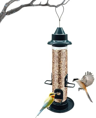 Mangime per selvatici | Dispenser di cibo per e all'aperto, mangiatoia per polli a 6 porte per donne e uomini amanti degli animali