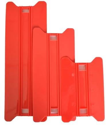 Osmond Car Accessories Carbon Fiber Film Bubble Remover Auto Sticker Felt Vinyl Wrap Tools Scratch Scraper Cleaning Tool Red