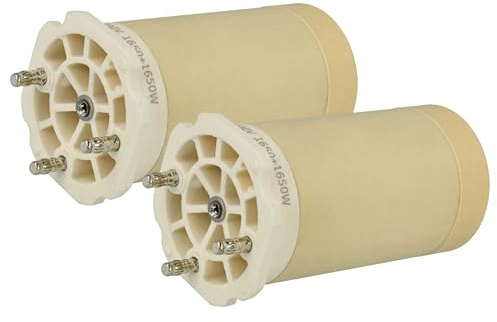 vhbw 2x elemento riscaldante compatibile con Leister Electron, Mistral pistola di saldatura a aria calda - 3300 W, 4,4 x 8,6 cm