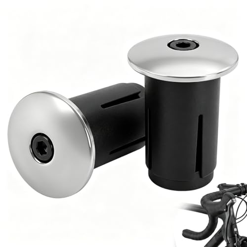 Tapones de manillar para manillar de bicicleta de carretera, tapones para manillares de aleación de aluminio, aptos para manillar de bicicleta de carretera, accesorio de manillar de bicicleta de