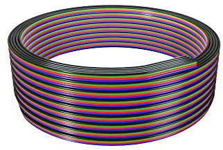 BTF-LIGHTING Câble d'extension RVB de 10 m, 4 broches, 20AWG, connexion de fil de lumière, ligne de cordon à 4 conducteurs pour bande LED FCOB COB 5050 3528 RVB à changement de couleur