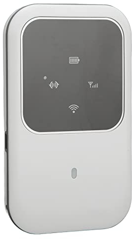 Enrutador WiFi 4G Portátil, Punto de Acceso Móvil con Pantalla LED, Multifunción, Tarjeta Enchufable, para Viajes en Coche Al Aire Libre