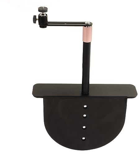 VBESTLIFE Soporte para Proyector, Rotación de 360 Grados, Mesita de Noche, Sofá, Soporte para Proyector, Compatible con 1/4 Pulgadas, Altura Ajustable de 9.4 a 15.7 cm