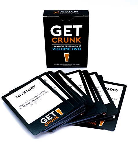 Get Crunk Band 2 - Das Brutal Card Trinkspiel für Studenten, Pre Drinks, Junggesellen- und Junggesellinnenabschiede