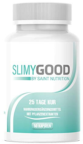 Slimygood by Saint Nutrition® Kapseln - 25 Tage Kur für Männer und Frauen – Kapsel vegan & extrem hochdosiert - STOFFWECHSEL – schnell & natürlich