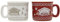 Tasses expresso CHALET ROUGE ET BLANC coffret de 4