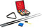 Sportime Pool-Billard Set Outdoor Pro | Profi Zubehörset | Komplettset Queues, Kugeln, Dreieck, Kreide, Bürste, Spitzen | Wetterbeständig | Pool Snooker Billard | Markenqualität