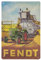 FENDT Dieselross, Traktor - hochwertig geprägtes Blechschild, Türschild, Wandschild, Garagenschild, Werkstatt Deko, Retro Werbeschild, 30 x 20 cm