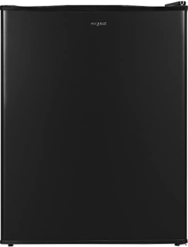 Exquisit Mini Gefrierschrank GB60-150E schwarz | 42 l Nutzinhalt | Schwarz | Klein und kompakt | Türanschlag wechselbar | Gefrieren
