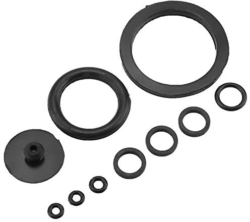 Dioche Pressure Sprayer Viton Seals Garden Sprayer Rings Rubber Sealing Black 10Pcs Set Useful Rubber Sealing Essential Sprayer Accessories