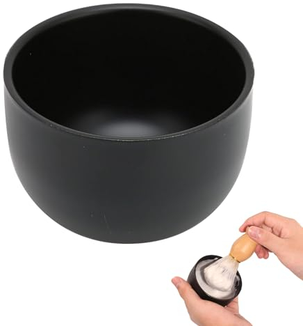 Rasatura Tazza, Ciotola da Barba, Ciotola Barba, Ciotola Per Sapone, Ciotola di Sapone da Barba, Vaschette per Sapone da Barba in Acciaio Inossidabile, per la Rasatura Bagnata da Uomo, per Casa