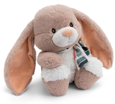 NICI Kuscheltier Hase Fjella 35cm braun - Stofftier aus weichem Plüsch, niedliches Plüschtier zum Kuscheln und Spielen, für Kinder & Erwachsene, tolle Geschenkidee - 61290