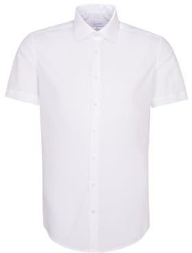 Seidensticker business shirt - slim fit - non-iron - Kent collar - long sleeves - turn-up cuffs - 100% cotton