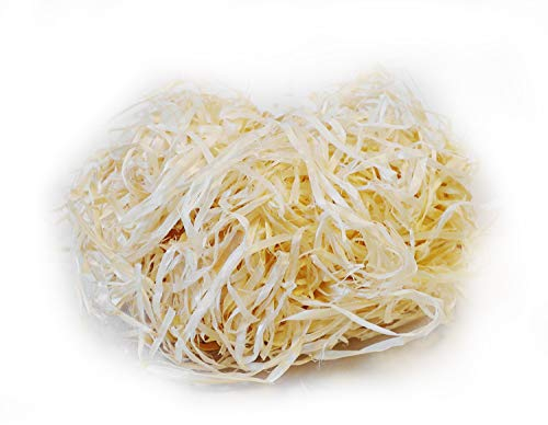 Nestler Ostergras Farbe: Natur - 25g Beutel - Gras für Osternest Holzwolle Osterei Deko-Gras (Natur)