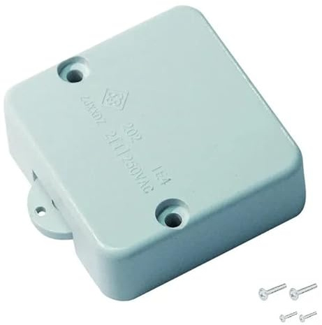 cyclingcolors Strömbrytare 12 V DC 2 A 220–240 V 50 Hz aktiveras vid öppningen switch garderobsskåp automatisk belysning ljus, ljusgrå