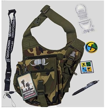 geo-versand Geschenkset Tasche Patch Powertank Lanyard Autoaufkleber Tb