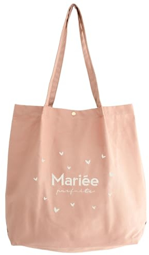Manahia - Tote bag brodé Mariée parfaite - Cadeau Mariage, EVJF