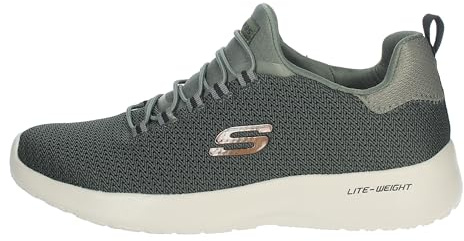 Skechers Men's Dynamight Sneaker, Olive Mesh/Trim, 9 UK