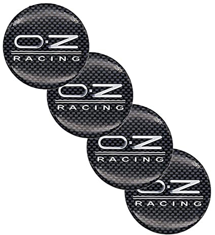 XGAGCF 4 Stück Auto Radnabenkappen Wheel Center Caps Alufelgen Felgenkappen Nabendeckel Aufkleber, ​für OZ 65MM Auto Dekoration Abzeichen Zubehör