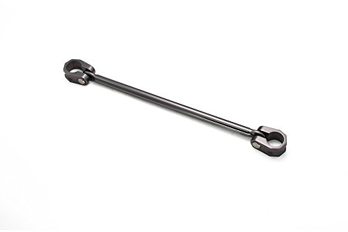 JFG RACING Lenkerstrebe Motorrad,Motorrad Lenker Querstrebe 300mm,Lenkerstrebe Verstellbar Aluminiumlegierung für 22mm Motorrad Lenker-Titan