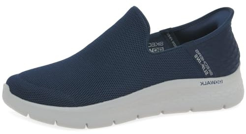Skechers GO Walk Flex, Mule Hombre, Navy Textile, 40 EU