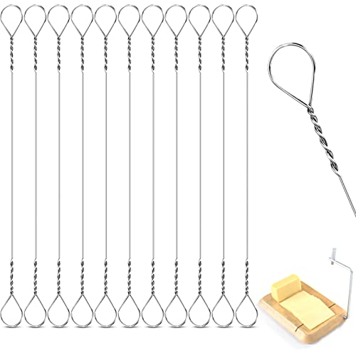 Nuanchu 10 Pcs Cheese Slicer Wire Replacement Block Cheese Cutter Wire for Polished Marble(Style 1)