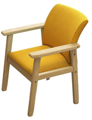 Meedlopia Esszimmerstuhl Moderner Bauernstuhl mit Armlehnen Klassische Esszimmerstühle Gepolsterte Esszimmerstühle mit Rückenlehne Akzentstühle für Küche und Wohnzimmer