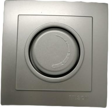Regulador LED 30-300W Plata, compatible con variedad de bombillas, ideal para ajustar intensidad y optimizar el consumo energético.