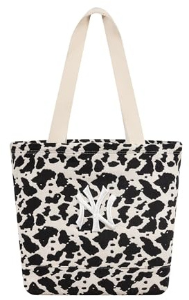 New Era Cow Jacquard Tote Bag 270 - Light Beige One Size, 270 cm - Light Beige, Einheitsgröße