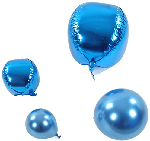 Jeanoko Blå Ursnygg Ballonggirland Kit Hållbar Naturlig Latexstil för Festdekor Bröllopsavslutning Födelsedag Baby Shower Tropisk Semester