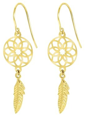 Lucardi - Damen Ohrringe - Tier - Schmuck - Geschenke für Frauen - Gold