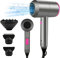 Ionischer Haartrockner für professionelles Haar, 2000 W, AC, professioneller Motor mit 3 Wärmeeinstellungen, Kaltlufttaste mit 1 Diffusor und 2 Konzentratoren für viele graue Frisuren