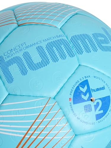 hummel Unisex – Erwachsene Concept Hb Handball, Blue/ORANGE/White, 2 EU
