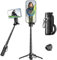 MAGIC JOHN Selfie Stick Tripod, Phone Tripod Stand with Detachable Remote, 14.37 Tripods for iPhone Compatible with Magnetic, 360° Rotatable Smartphone Tripod Compatible with iPhone, Samsung